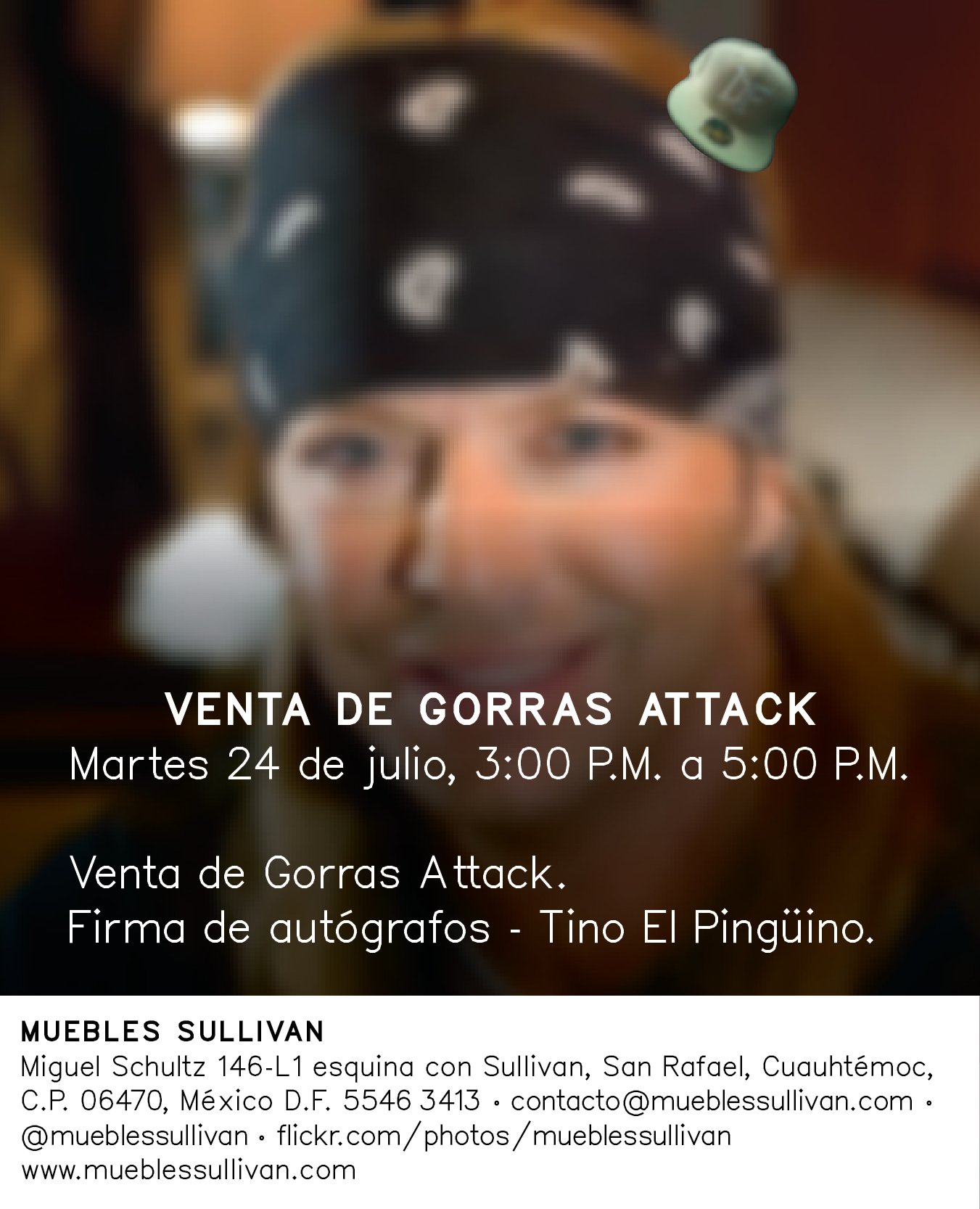 VENTA DE GORRAS ATTACK